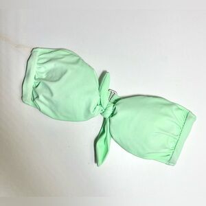 3 for 20 VICTORIA'S SECRET Lime Mix & Match Strapless Knot Center Bikini Top | S